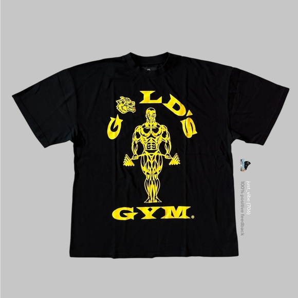 Darc Sport Gold’s Wolf Gym Premium Tee 665/1000 Men’s Large NWOT - Picture 2 of 4